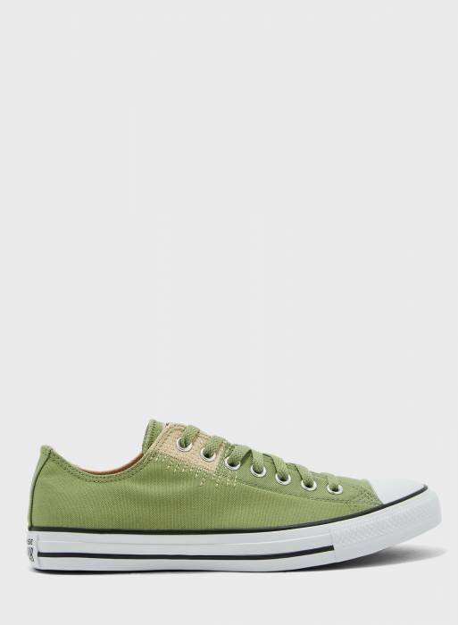 کفش اسپرت مردانه کانورس سبز مدل 2173