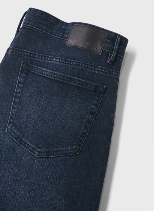 شلوار جین مردانه مانگو آبی مدل 2207