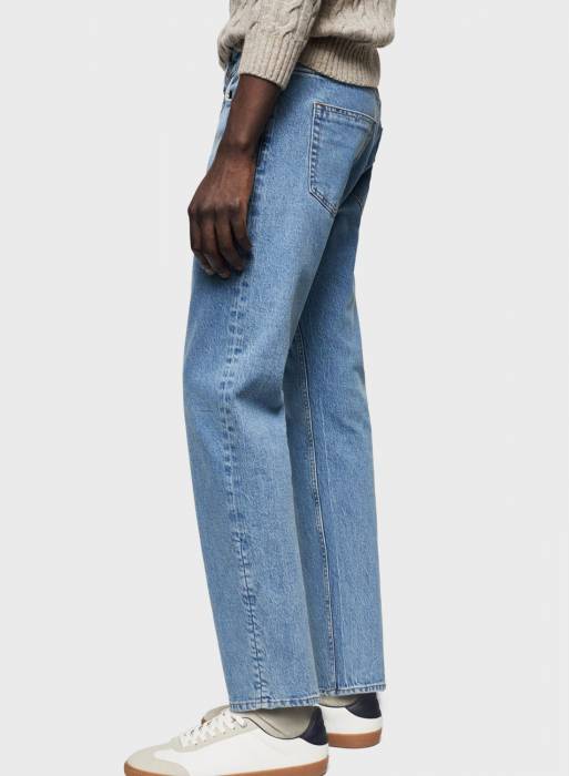 شلوار جین مردانه مانگو آبی مدل 2288
