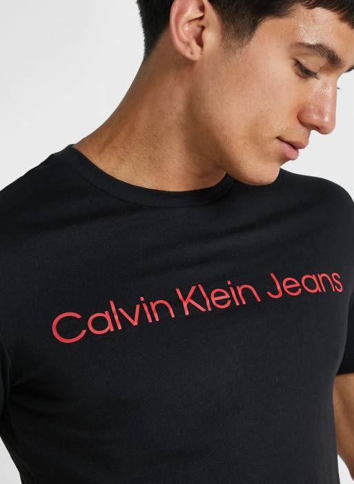 تیشرت جین مردانه کلوین کلاین مشکی مدل 2653