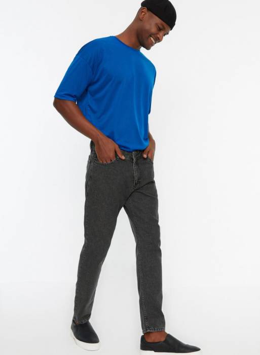 شلوار جین مردانه ترندیول طوسی خاکستری مدل 2858