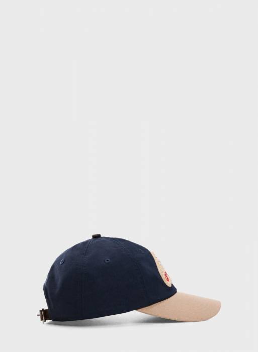 کلاه اسپرت ورزشی مردانه مانگو بژ سرمه ای مدل 3157