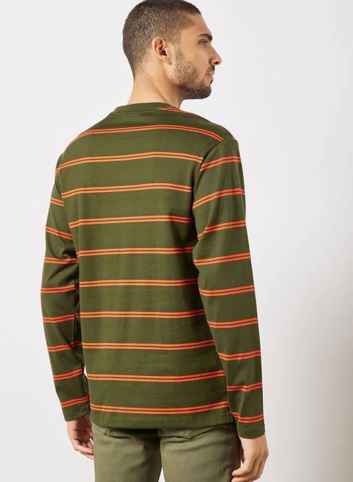 تیشرت مردانه مانگو نارنجی سبز مدل 4500