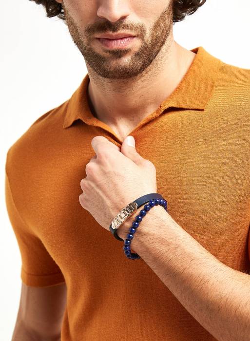 ست دستبند چرم مردانه برند english laundry
