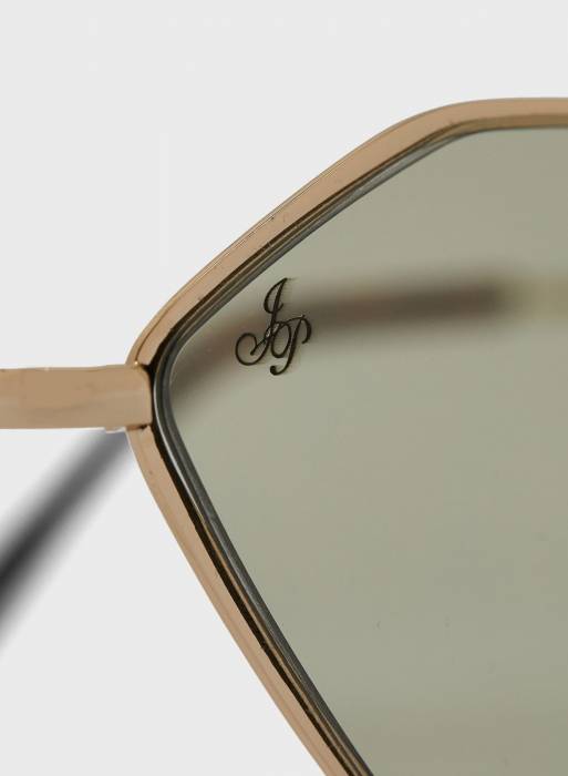 عینک آفتابی زنانه طلایی برند jeepers peepers مدل 6160
