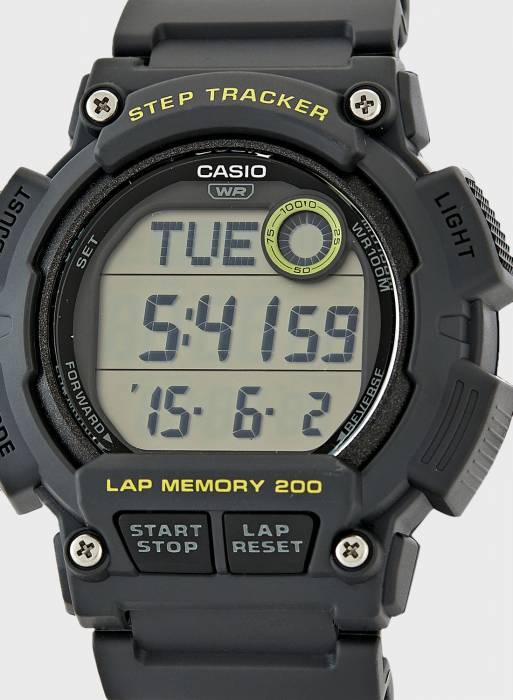 ساعت مردانه دیجیتال کاسیو طوسی خاکستری مدل 6336