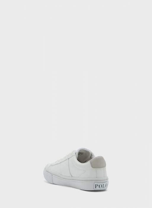 کفش اسپرت بچه گانه پسرانه پولو رف لارن سفید مدل 8022