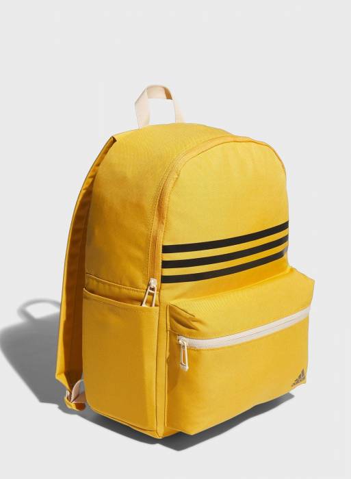 کیف کوله پشتی کلاسیک بچه گانه دخترانه آدیداس زرد مدل 8974
