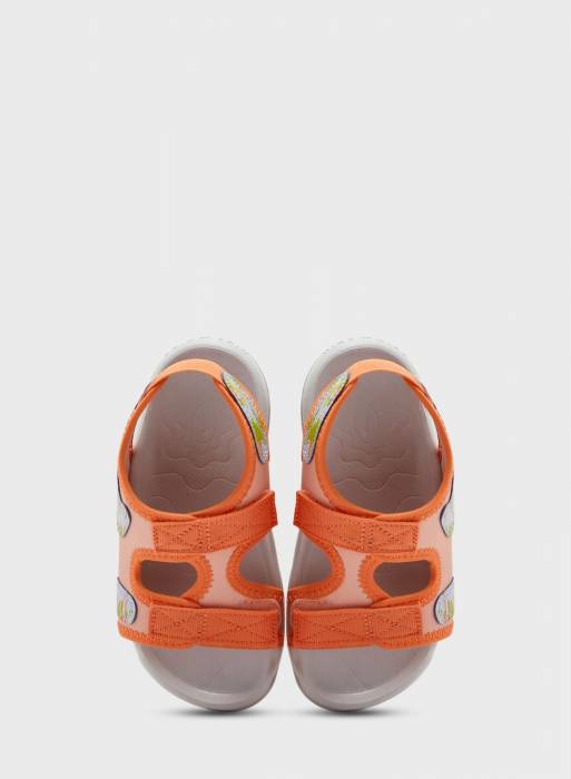 کفش بچه گانه دخترانه نایک نارنجی مدل 1989