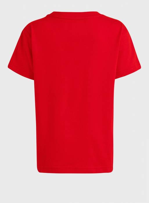 تیشرت شلوار ورزشی بچه گانه پسرانه آدیداس قرمز مدل 3358