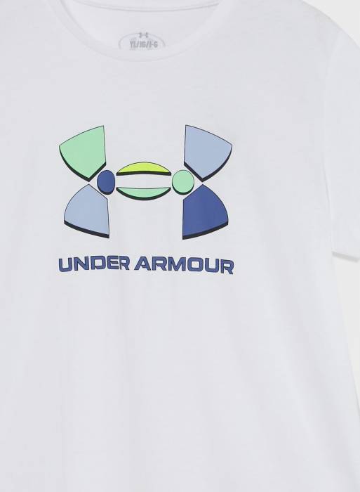 تیشرت آستین کوتاه شلوار ورزشی بچه گانه دخترانه آندر آرمور سفید مدل 8346