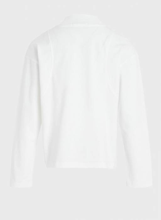 تیشرت شلوار جین بچه گانه دخترانه کلوین کلاین سفید مدل 8600