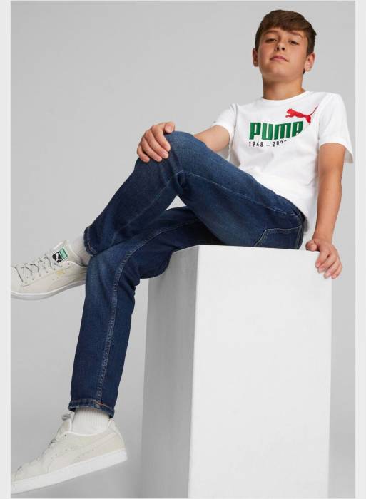تیشرت شلوار ورزشی بچه گانه پسرانه پوما سفید مدل 8716