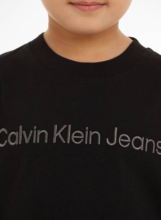 تیشرت شلوار جین بچه گانه پسرانه کلوین کلاین مشکی مدل 1039