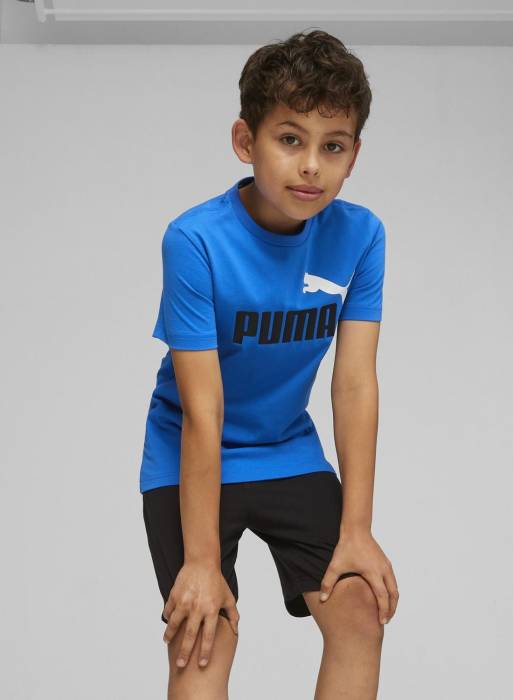ست تیشرت کوتاه ورزشی بچه گانه پسرانه پوما آبی مدل 2306