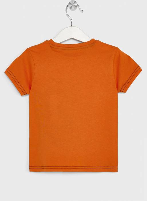 تیشرت شلوار بچه گانه پسرانه گس نارنجی مدل 2440