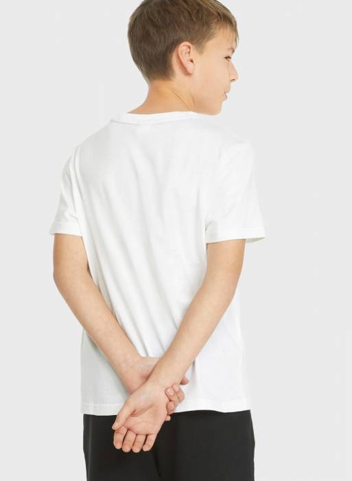 تیشرت شلوار ورزشی بچه گانه پسرانه پوما سفید مدل 5648