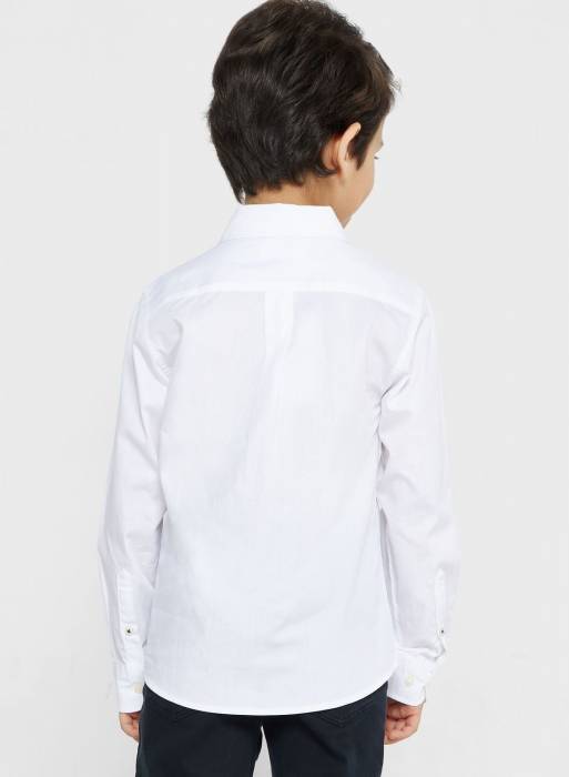 پیراهن بچه گانه پسرانه مانگو سفید مدل 7310