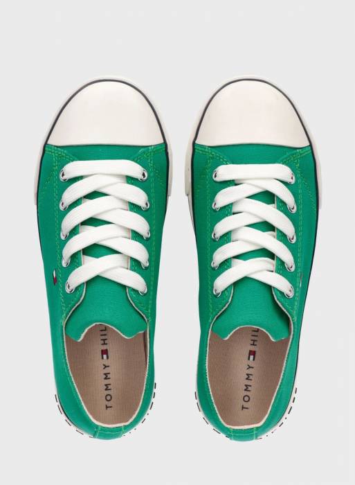 کفش اسپرت بچه گانه پسرانه تامی هیلفیگر سبز مدل 8488