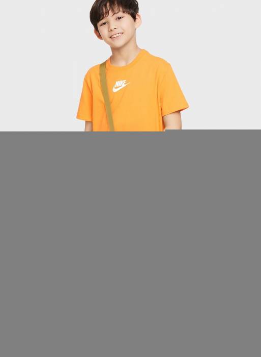 تیشرت شلوار ورزشی بچه گانه پسرانه نایک نارنجی مدل 8582