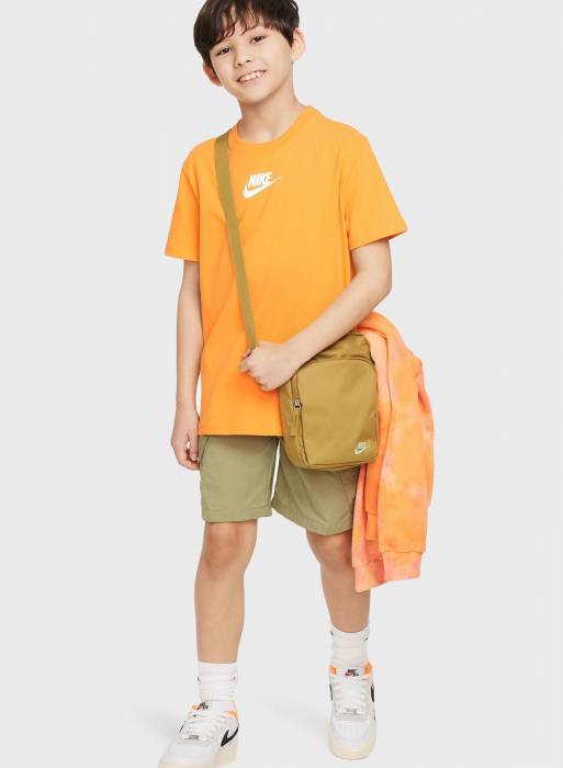 تیشرت شلوار ورزشی بچه گانه پسرانه نایک نارنجی مدل 8582