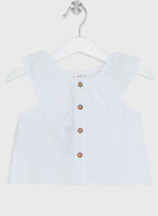 پیراهن بچه گانه دخترانه مانگو سفید مدل 8911