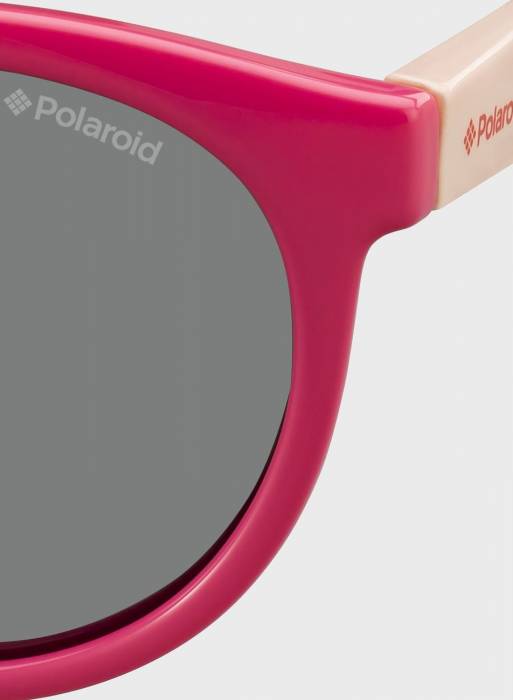 عینک آفتابی بچه گانه پسرانه صورتی برند polaroid