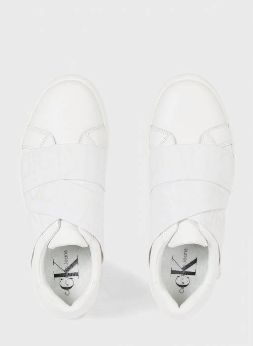 کفش اسپرت کلاسیک جین زنانه کلوین کلاین سفید مدل 1698