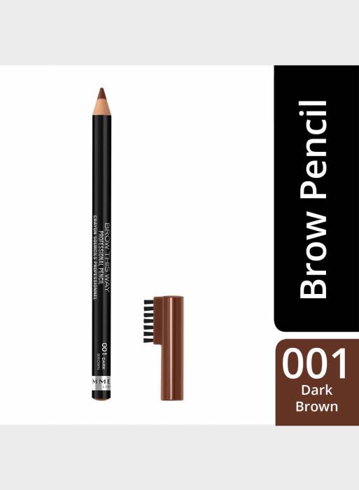مداد ابروی حرفه ای ریمل – ۰۰۱ – قهوه ای تیره ۱.۴ گرم مدل 5681