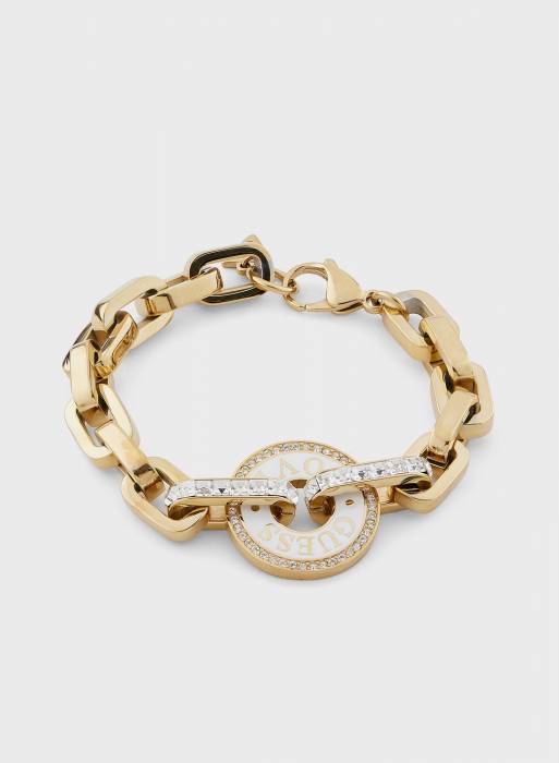 دستبند زنانه گس طلایی مدل 8049