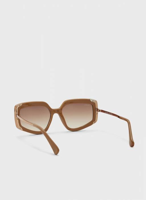 عینک آفتابی زنانه ماکس مارا طلایی قهوه ای مدل 0364