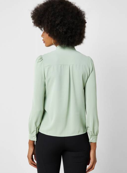 پیراهن زنانه سبز برند ella مدل 0381