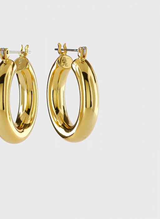 گوشواره دستبند زنانه طلایی برند luv aj