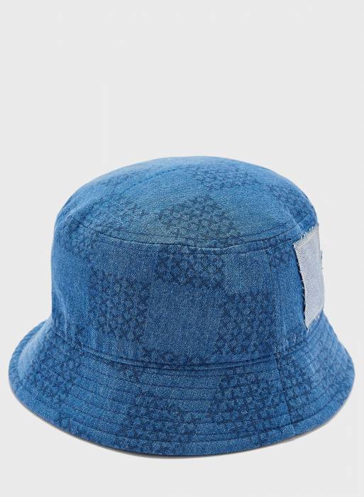 کلاه جین زنانه ونس آبی مدل 2119