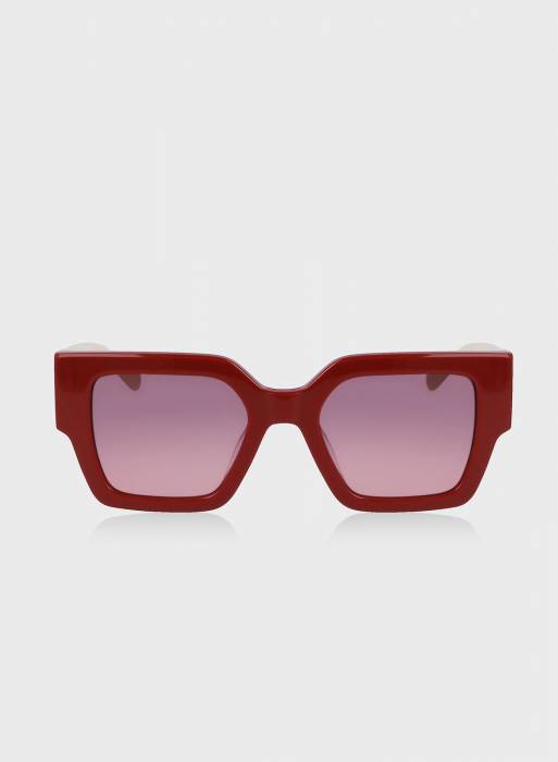 عینک آفتابی زنانه جین کلوین کلاین قرمز مدل 3410