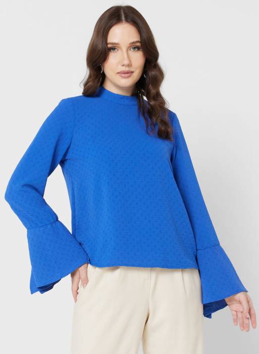پیراهن زنانه ورومودا آبی مدل 6180