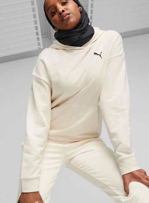 هودی سویشرت زنانه پوما سفید مدل 8855