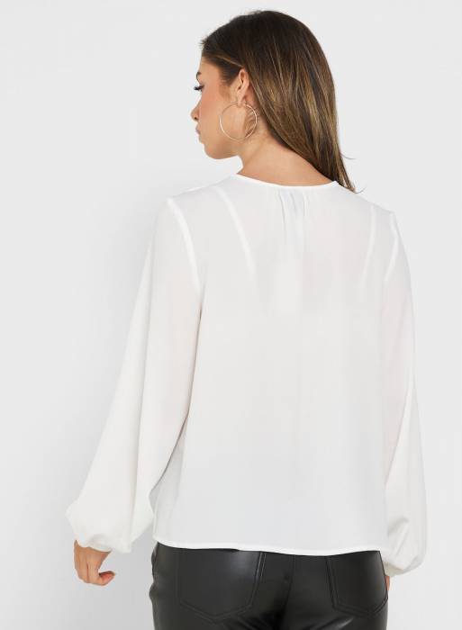 پیراهن زنانه ورومودا سفید مدل 9628