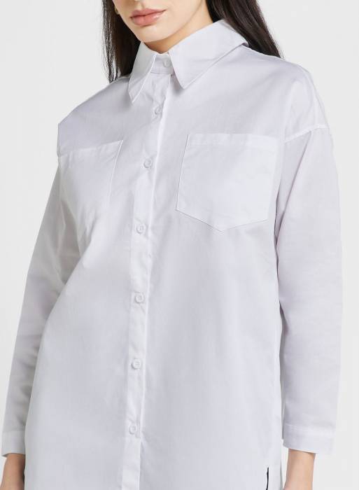 پیراهن زنانه سفید برند ella مدل 0970