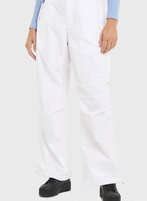 شلوار جین زنانه پارچه ای تامی هیلفیگر سفید