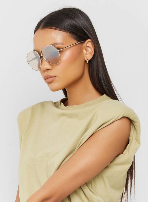 عینک آفتابی زنانه ماکس مارا طلایی مدل 2772