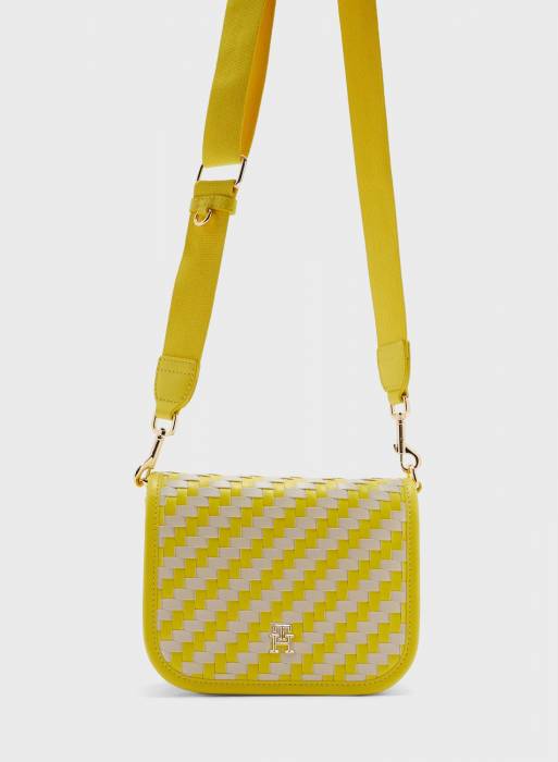 کیف زنانه تامی هیلفیگر زرد مدل 2910