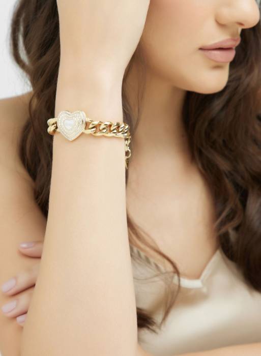 دستبند زنانه گس طلایی مدل 3307