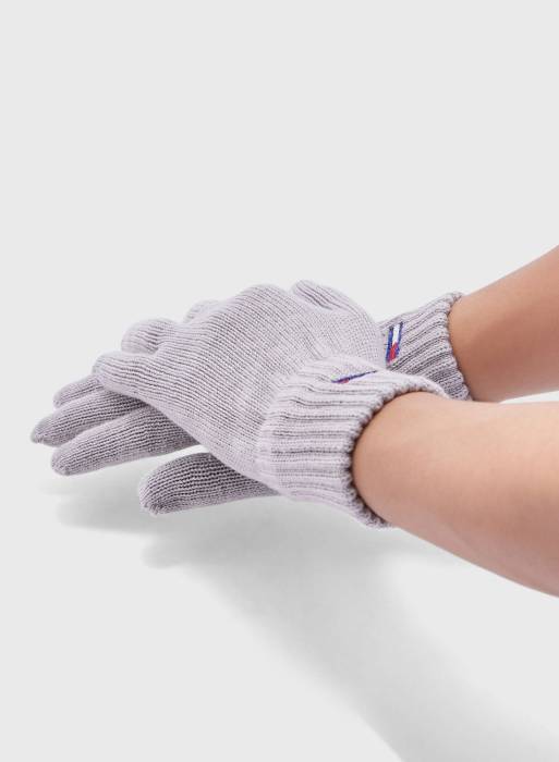 دستکش ورزشی زنانه تامی هیلفیگر طوسی خاکستری مدل 5081