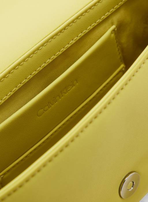 کیف زنانه کلوین کلاین زرد مدل 5706