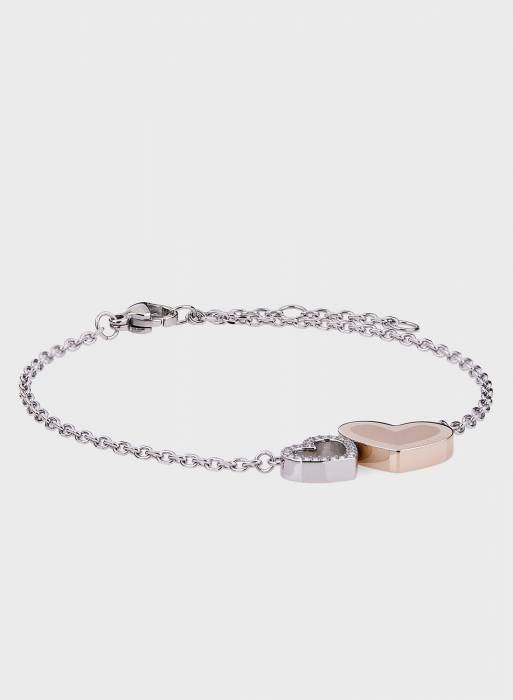 دستبند زنانه تامی هیلفیگر نقره ای مدل 0014