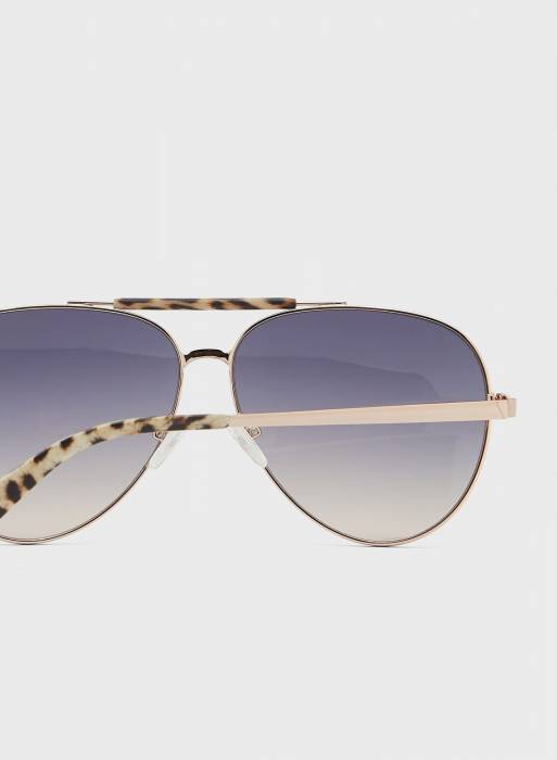 عینک آفتابی زنانه گس طلایی رز مدل 6003