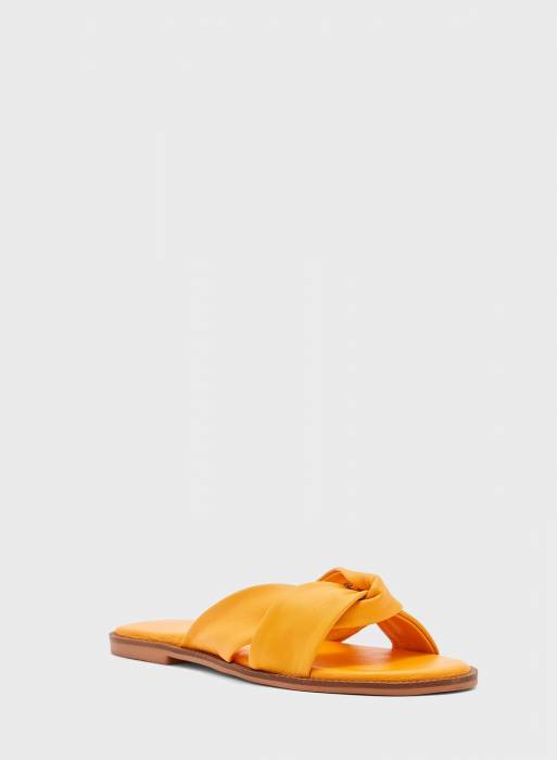 صندل زنانه ورومودا نارنجی زرد مدل 6087