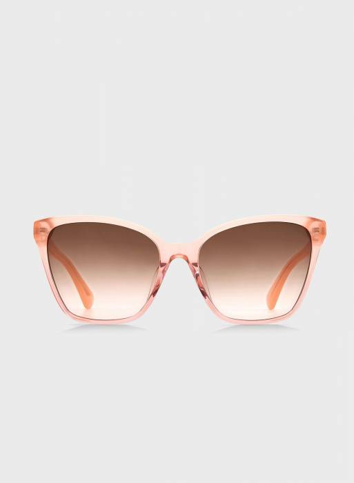 عینک آفتابی زنانه نارنجی برند kate spade