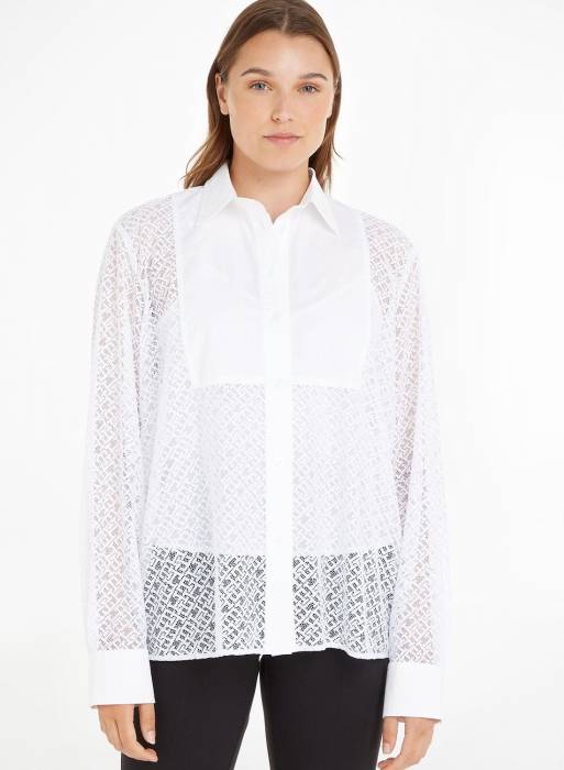 پیراهن زنانه تامی هیلفیگر سفید مدل 7065